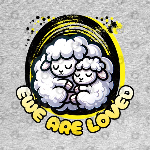 Loving Mama Sheep Mother Day by alcoshirts